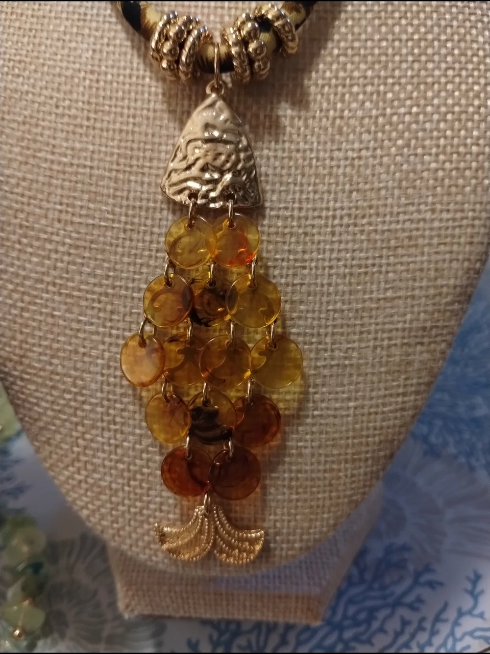 Super Cute Brown Fish Necklace